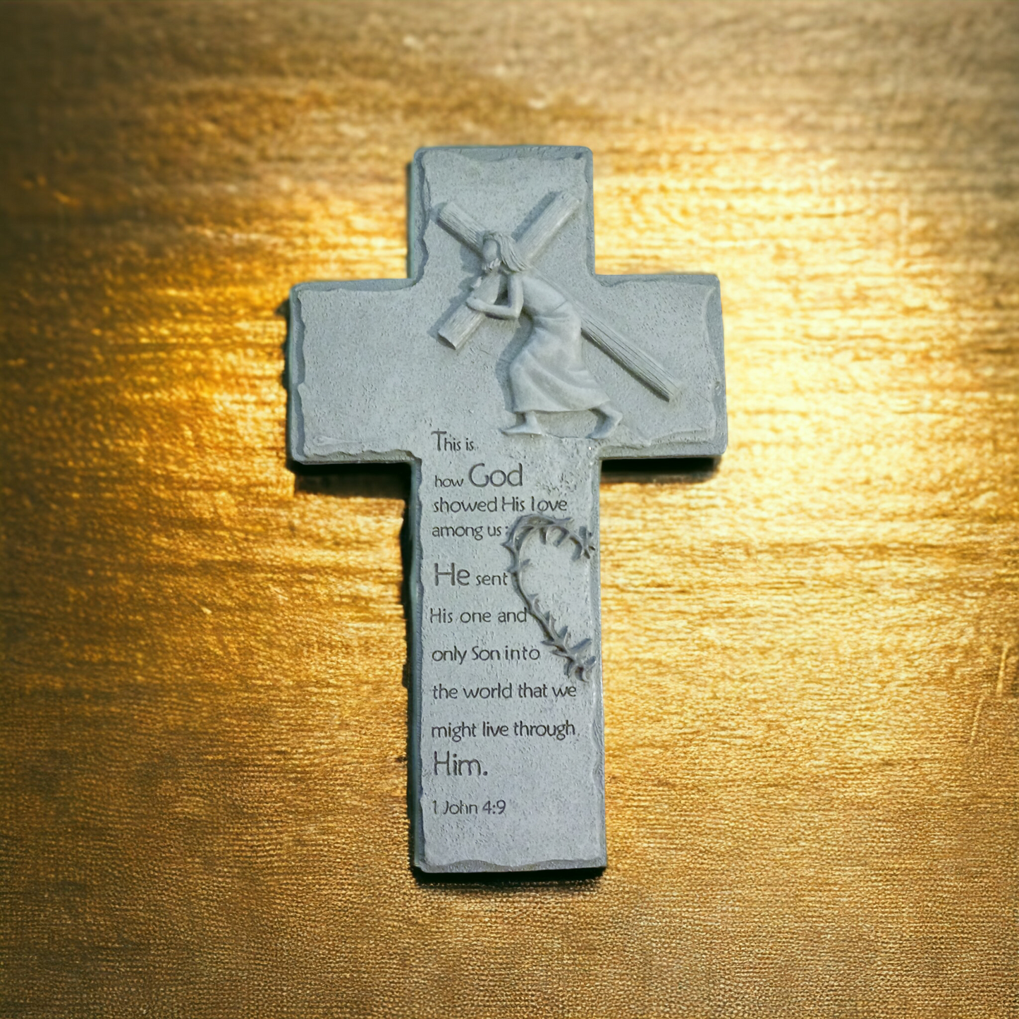 RESIN WALL CROSS/CRUZ DE PARED DE RESINA